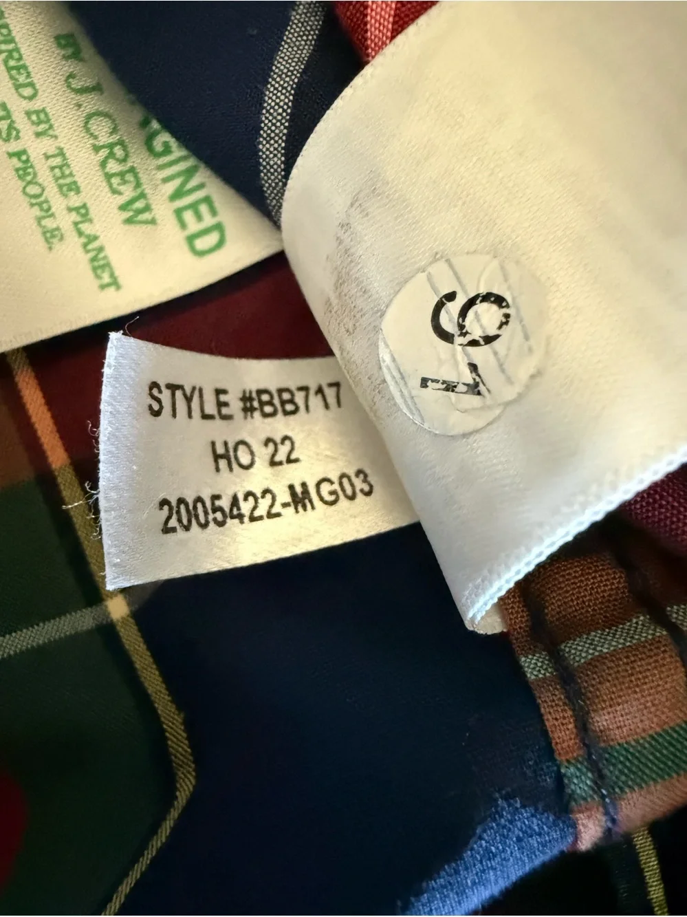 J. Crew size slim